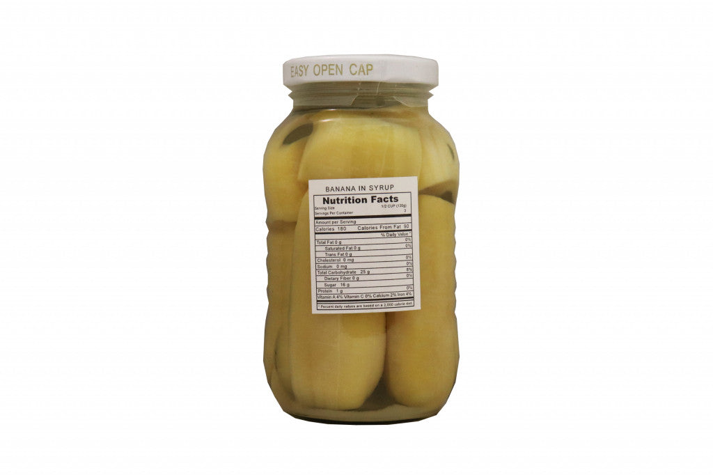 Florence Banana in Syrup net wt. 12 oz (340 g)