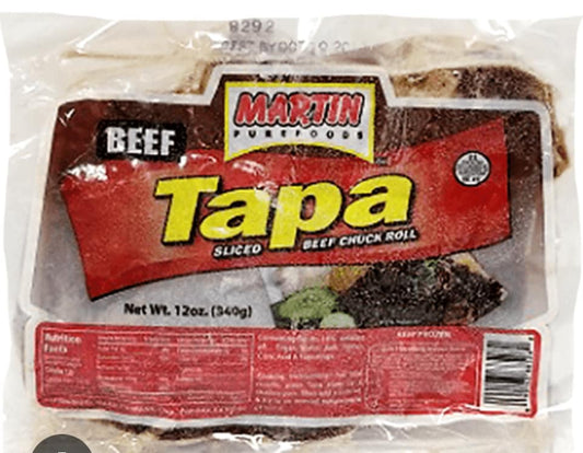 Martin Purefoods Beef Tapa (Sliced Beef, Chuck Roll) - 12 oz