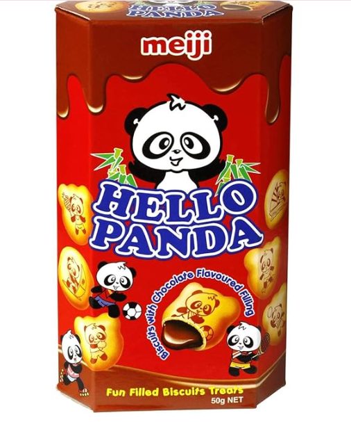 Meiji Hello Panda Chocolate 10 Bags net wt. 9.1oz (258g)