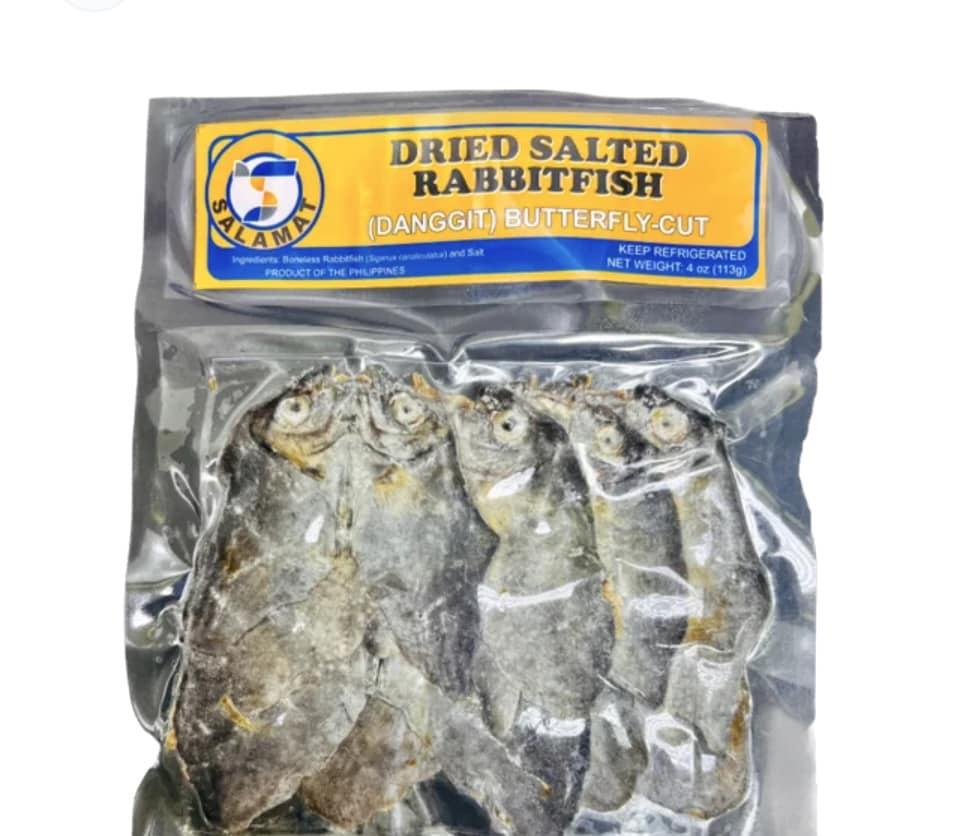 Salamat Danggit Butterfly-Cut (Dried Salted Rabbitfish) -  4 oz