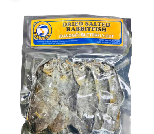 Salamat Danggit Butterfly-Cut (Dried Salted Rabbitfish) -  4 oz