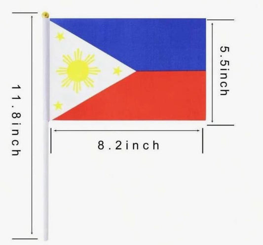 Philippine Flag 2 counts (8.2in x 5.5in)
