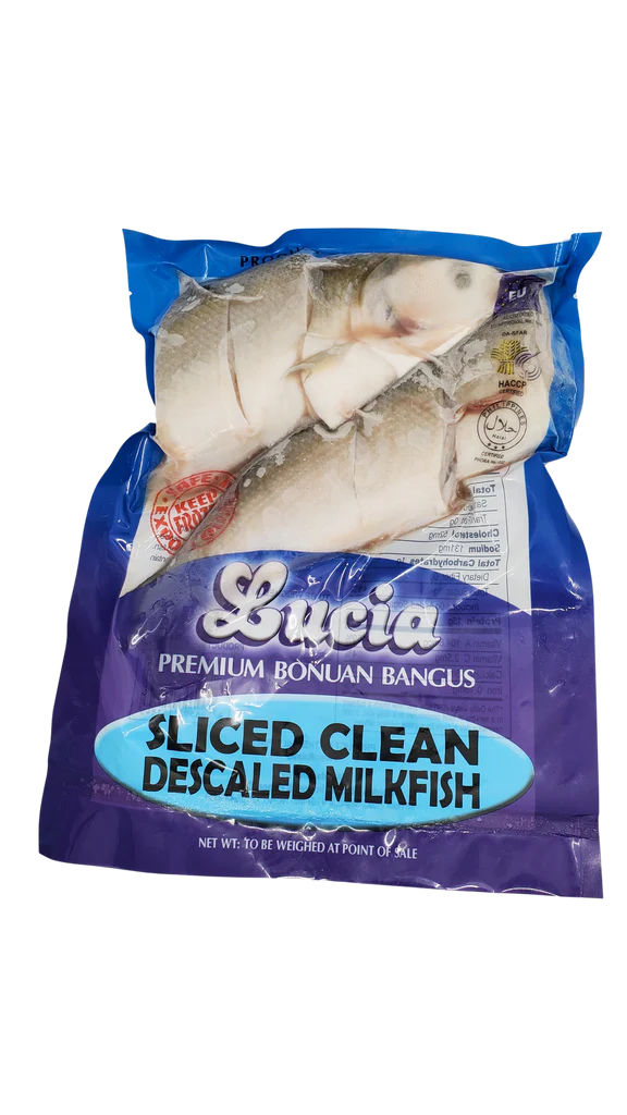 Lucia Sliced Clean Descaled Milkfish (Bangus)
