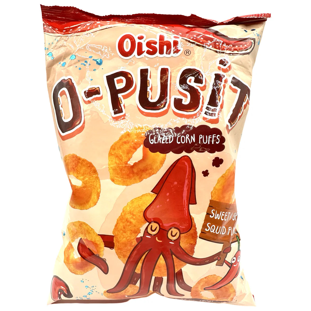Oishi O-Pusit Glazed Corn Puffs