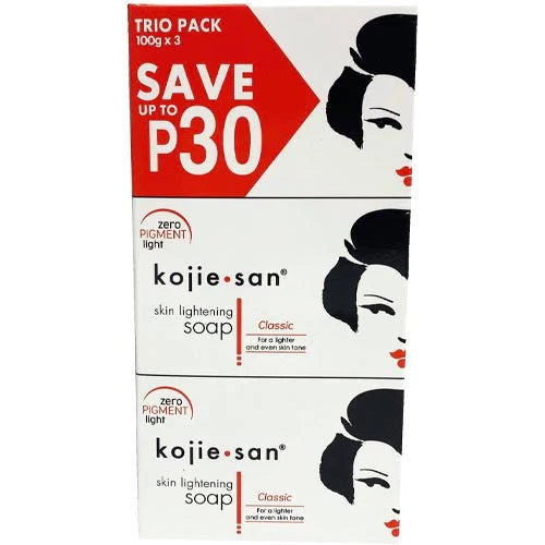 Kojie San Classic Skin Lightening Soap (Trio Pack) - 300 g
