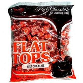 RICOA FLAT TOPS CHOCOLATE CANDY (24x150g)