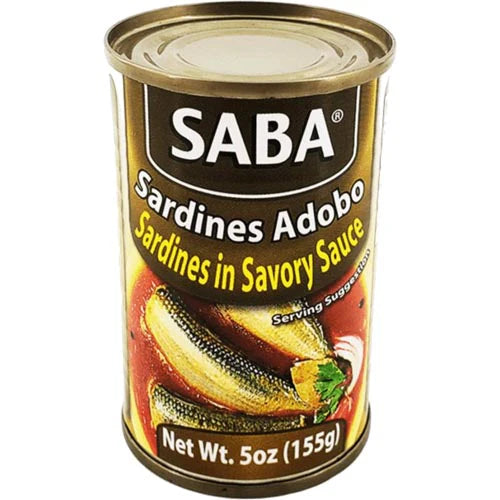 Saba Sardines Adobo net wt. 5 oz (155 g)