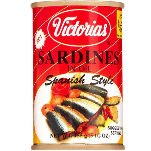 Victorias Foods Sardines in Oil, Spanish Style - 5.5 oz