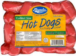 Magnolia Cheddar Cocktail Size Hot dogs 1 lb