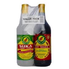 MARCA PINA VALUE PACK SOY SAUCE & VINEGAR(6x2x1 liter)