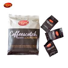 Rgies Coffeescotch Squares with almonds 175g 10 small packs
