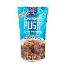SeaKid Crispy Pusit (Crispy Fried Squid), Teriyaki Style - 1.41 oz