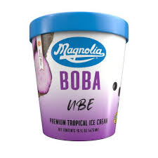 Magnolia Boba Ube Tropical Ice cream Pint 473ml