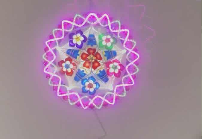 Christmas Capiz Parol 19"