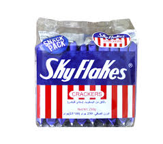 MY San Skyflakes Plain crackers 250g 10 individual pack