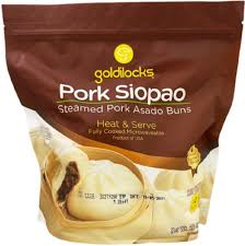 Goldilocks Pork Siopao Asado 20 oz 4 big pieces in a pack