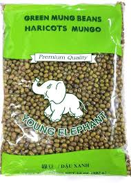 YOUNG ELEPHANT WHOLE GREEN MUNG BEANS-MONGGO (50x14oz)