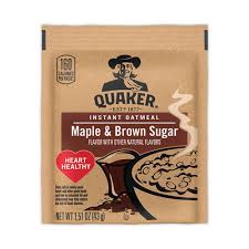 Quaker Oats  3 flavors 1 serving packet