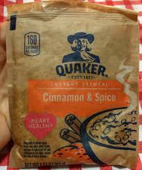 Quaker Oats  3 flavors 1 serving packet
