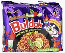 Samyang Buldak Habanero Lime Spicy Ramen 130g