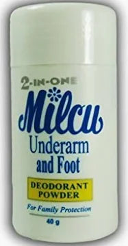 Milcu 2in1 Underarm & Foot Deodorant POwder 40g