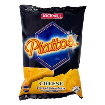 Jack 'n Jill Piattos Cheese Flavored Potato Crisps - 3 oz (85 g)