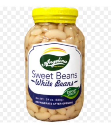 Angelina Sweet White Beans net wt. 12 oz (340 g)