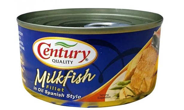 Century Spicy Milkfish Fillet in Smoke Flavored Sauce net wt. 6.5 oz (184 g)
