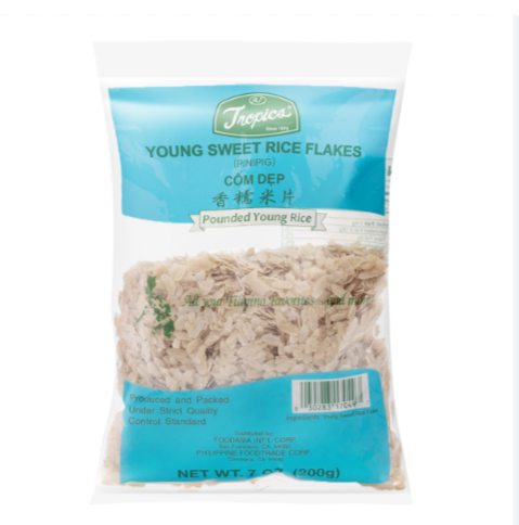 Tropics Young Sweet Rice Flakes (Pinipig) net wt. 7 oz (200 g)