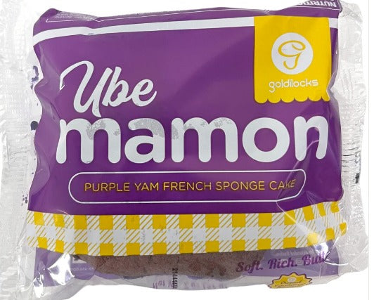 Goldilocks Ube Mamon, Purple Yam French Sponge Cake - 2 oz