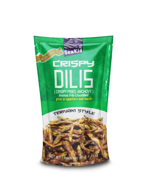 SeaKid Crispy Dilis (Headless Anchovy), Teriyaki Style - 1.41 oz