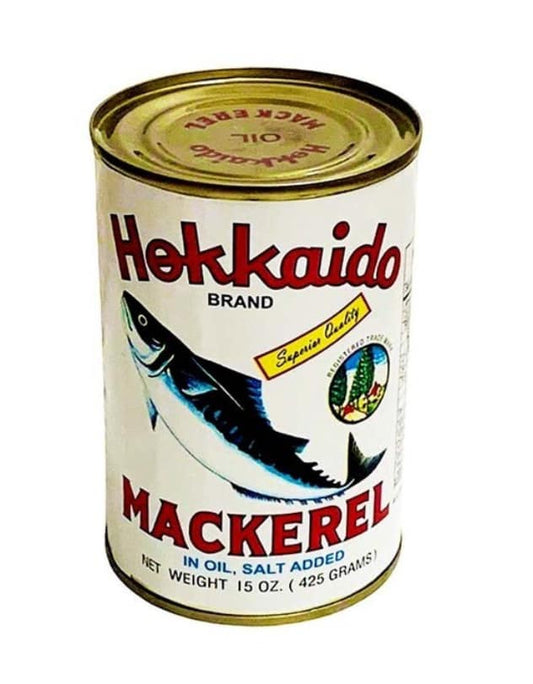 Hokkaido Mackerel in Oil, Salt Added - 5.5 oz