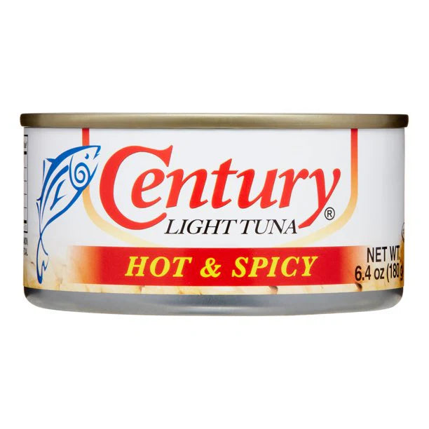 Century Light Tuna Hot & Spicy Style net wt. 6.4 oz (180 g)