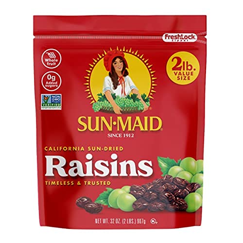 Sun-Maid California Sun-Dried Raisins net wt. 30oz (850g)