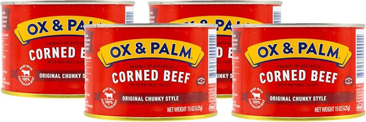 Ox & Palm Corned Beef Original Chunky Style (11.5oz)