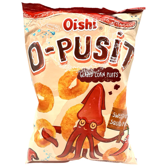 Oishi O-Pusit Glazed Corn Puffs