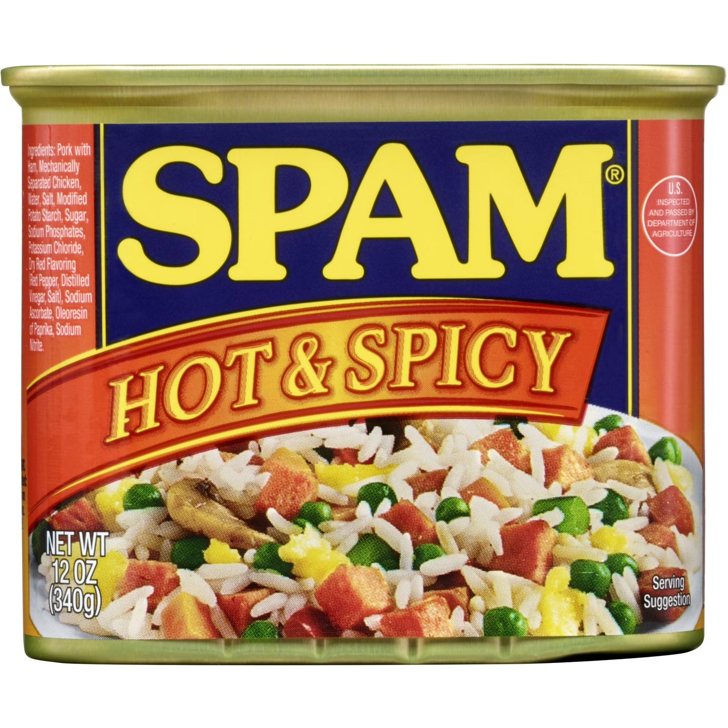 SPAM Hot and Spicy, 7 G of Protein per Serving (12 oz)