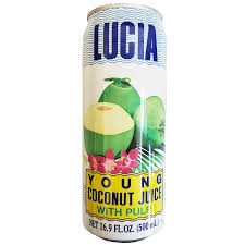Lucia Young coconu juice 16.9 oz