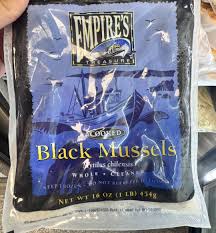 Empire's TReasure Cooked Black Mussels 1 lb