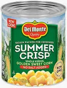Del Monte Summer Crisp Golden Sweet Corn 110z