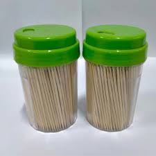 Bamboo Toothpicks 200 pcs in a jar