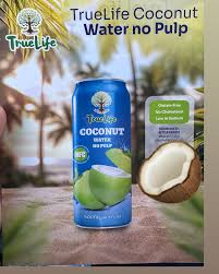 True Life Coconut Water No Pulp Drink (16.9 oz)