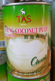 TAS Young Coconut Pulp in syrup 1 lb