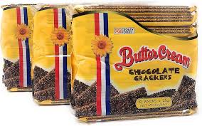Butter Cream Chocolate Crackers 10 packs 250g