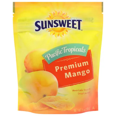 Sunsweet Dried Mango net wt. 5 oz