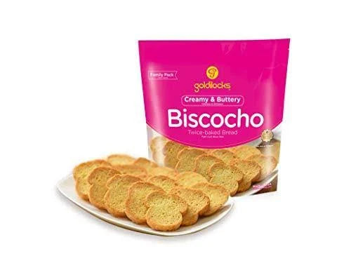 Goldilocks Biscocho Twice-Baked Bread Crunchy Buttery