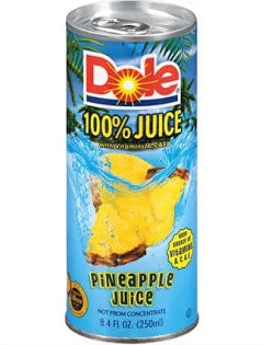 Dole Pineapple Juice 8 oz