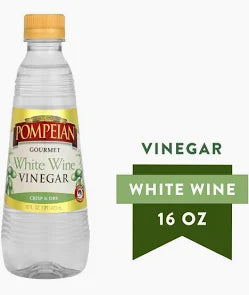 Pompeian White Wine Vinegar 16 0z